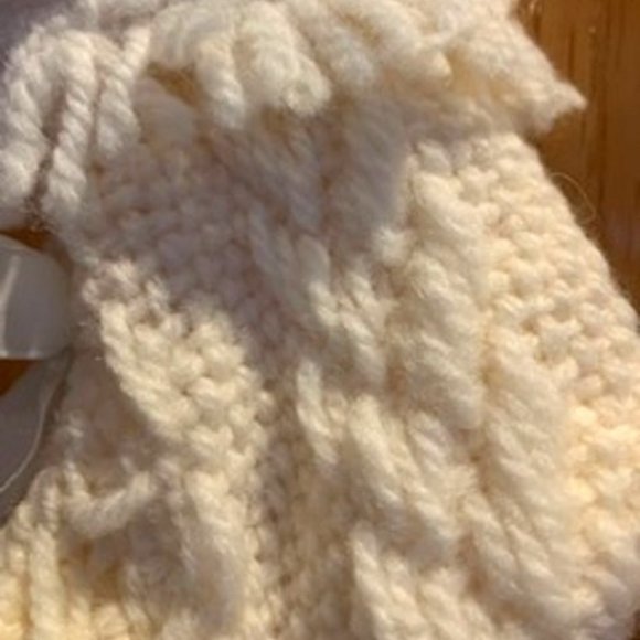 NWOT Newborn Knit Booties Wool Handmade Unisex - Picture 5 of 7